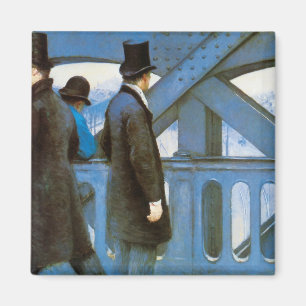 Le Pont de l'Europe von Gustave Caillebotte Magnet