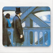 Le Pont de l'Europe von Gustave Caillebotte Mousepad (Vorne)