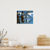 Le Pont de l'Europe von Gustave Caillebotte Poster (Küche)