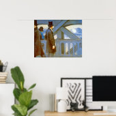 Le Pont de L'Europe von Gustave Caillebotte Poster (Heimbüro)