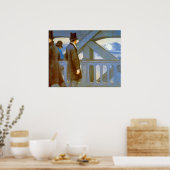 Le Pont de L'Europe von Gustave Caillebotte Poster (Küche)