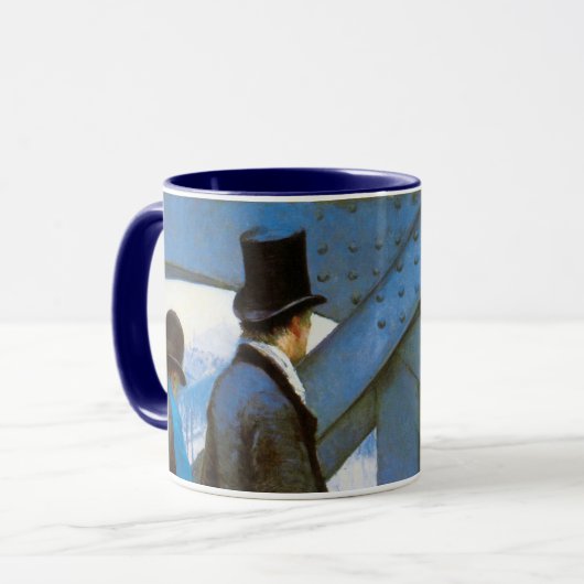 Le Pont de l'Europe von Gustave Caillebotte Tasse (Vorderseite Links)