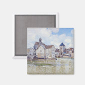 Le Pont de Moret, Alfred Sisley Magnet (Vorderseite/Rückseite)