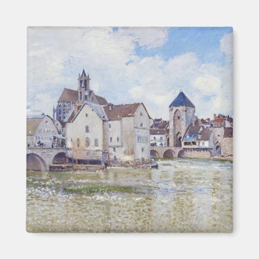 Le Pont de Moret, Alfred Sisley Magnet (Vorne)