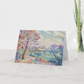 Le Pont Des Arts Paris | Paul Signac | Karte (Vorderseite)