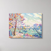 Le Pont Des Arts Paris | Paul Signac | Leinwanddruck (Vorderseite)