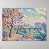 Le Pont Des Arts Paris | Paul Signac | Poster (Vorne)