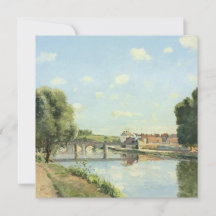 Le Pont Du Chemin De Fer Camille Pissarro