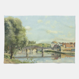 Le Pont Du Chemin De Fer Camille Pissarro Geschirrtuch