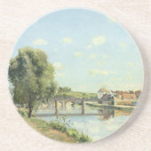 Le Pont Du Chemin De Fer Camille Pissarro Getränkeuntersetzer (Vorne)