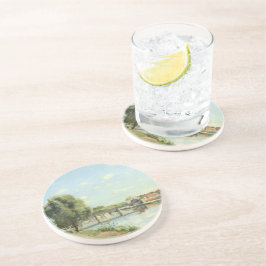 Le Pont Du Chemin De Fer Camille Pissarro Getränkeuntersetzer