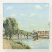 Le Pont Du Chemin De Fer Camille Pissarro Glasuntersetzer (Vorderseite)