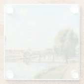 Le Pont Du Chemin De Fer Camille Pissarro Glasuntersetzer (Rückseite)