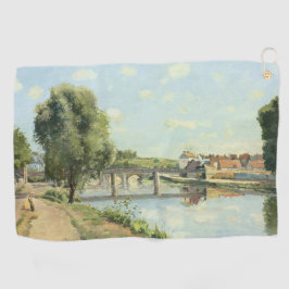 Le Pont Du Chemin De Fer Camille Pissarro Golfhandtuch