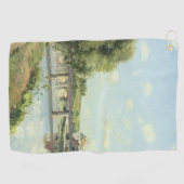 Le Pont Du Chemin De Fer Camille Pissarro Golfhandtuch (Horizontal)