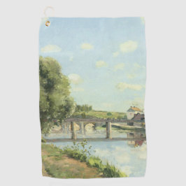 Le Pont Du Chemin De Fer Camille Pissarro Golfhandtuch