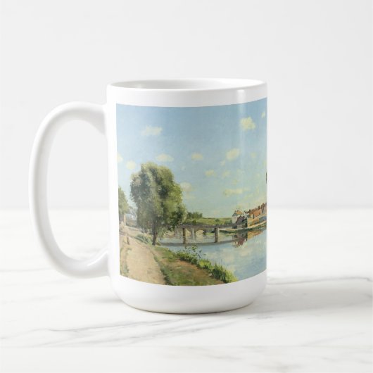 Le Pont Du Chemin De Fer Camille Pissarro Kaffeetasse (Links)