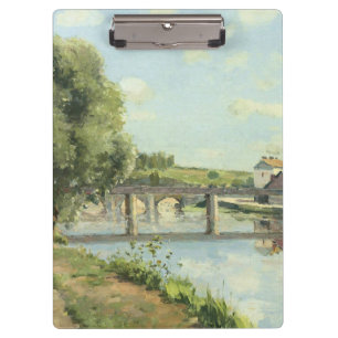 Le Pont Du Chemin De Fer Camille Pissarro Klemmbrett