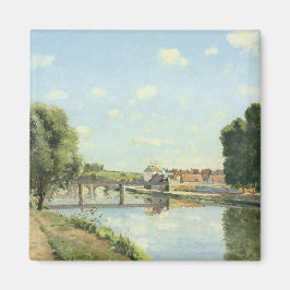 Le Pont Du Chemin De Fer Camille Pissarro Magnet