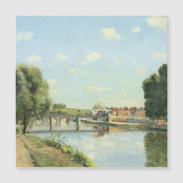 Le Pont Du Chemin De Fer Camille Pissarro Magnetkarte