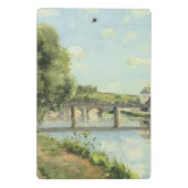 Le Pont Du Chemin De Fer Camille Pissarro Mini Klemmbrett (Rückseite)