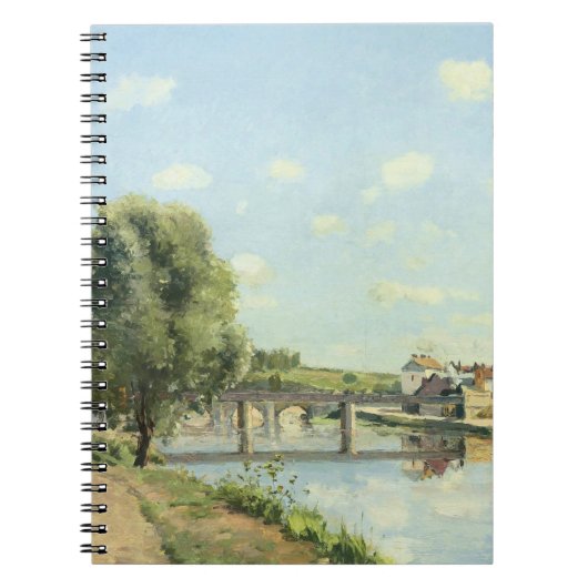 Le Pont Du Chemin De Fer Camille Pissarro Notizblock (Vorderseite)