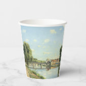 Le Pont Du Chemin De Fer Camille Pissarro Pappbecher (Vorderseite)