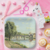 Le Pont Du Chemin De Fer Camille Pissarro Pappteller (Party)