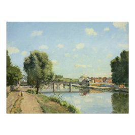 Le Pont Du Chemin De Fer Camille Pissarro Poster