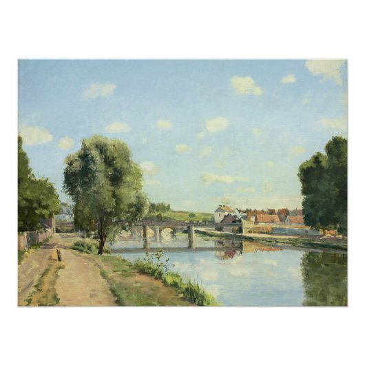 Le Pont Du Chemin De Fer Camille Pissarro Poster (Vorderseite)