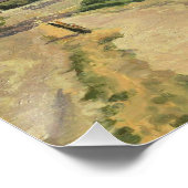 Le Pont Du Chemin De Fer Camille Pissarro Poster (Ecke)