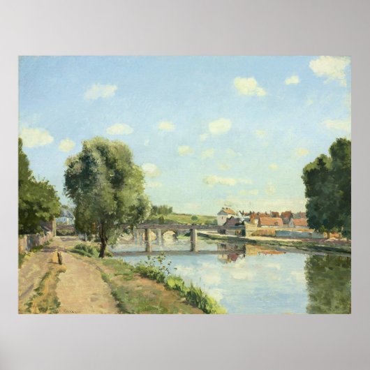Le Pont Du Chemin De Fer Camille Pissarro Poster (Vorne)