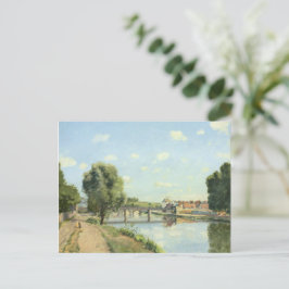 Le Pont Du Chemin De Fer Camille Pissarro Postkarte