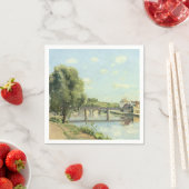 Le Pont Du Chemin De Fer Camille Pissarro Serviette (Beispiel)