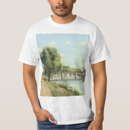 Le Pont Du Chemin De Fer Camille Pissarro T-Shirt