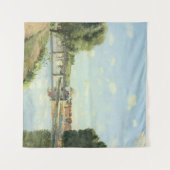 Le Pont Du Chemin De Fer Camille Pissarro Wandteppich (Vorderseite (Horizontal))