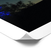 Le Pont du Gard Aqueduct Bridge, Paris Frankreich Poster (Ecke)