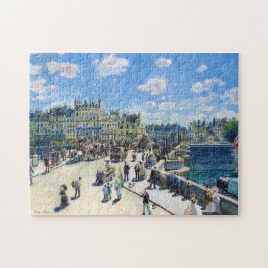 Le Pont-Neuf, Malerei Paris Pierre Auguste Renoir Puzzle (Horizontal)
