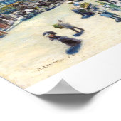 Le Pont-Neuf, Paris Pierre Auguste Renoir Poster (Ecke)