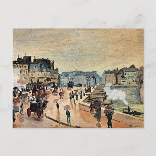 Le Pont Neuf von Claude Monet Postkarte (Vorderseite)
