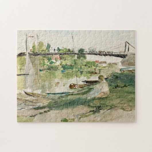 Le Pont sur l'Oise | Berthe Morisot Puzzle (Horizontal)