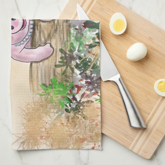 Le Porc Küchentücher (Viertel Falte)