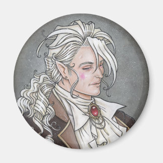 Le Portrait Du Vampire Gothic Magnet