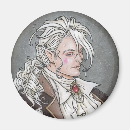 Le Portrait Du Vampire Gothic Magnet (Vorne)