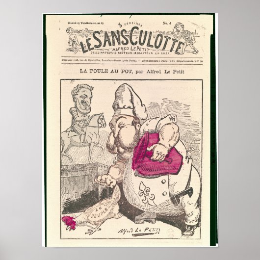 Le Poule au Pot' Poster (Vorne)