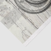 Le Poulet Das französische Rooster über die Dekoup Seidenpapier (Ausschnitt)