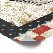 Le Poulet Vintag Chicken Poster (Ecke)