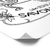 Le Poulpe Bath Soap Poster (Ecke)