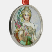 Le Printemps C1895 Silbernes Ornament (Rechts)