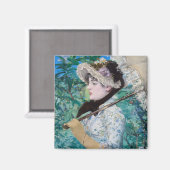Le Printemps Manet Impressionist Fine Art Malerei Magnet (Vorderseite/Rückseite)